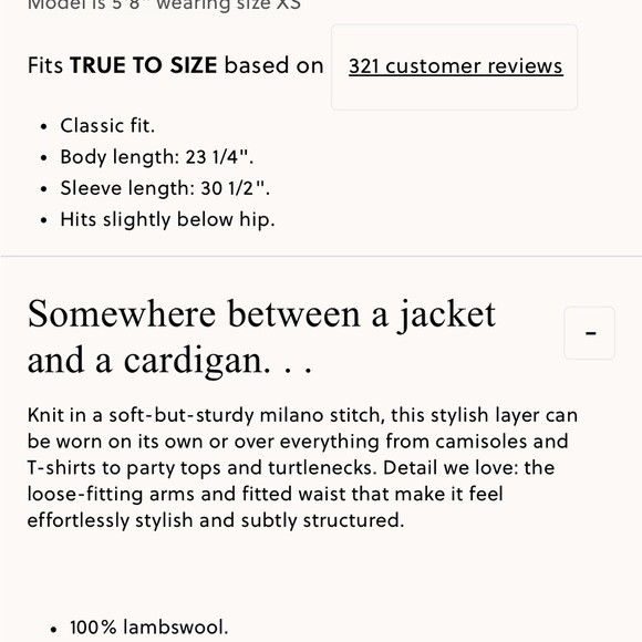 J. Crew Milano-stitch cinched-waist cardigan style cm715 sz L - Picture 6 of 6